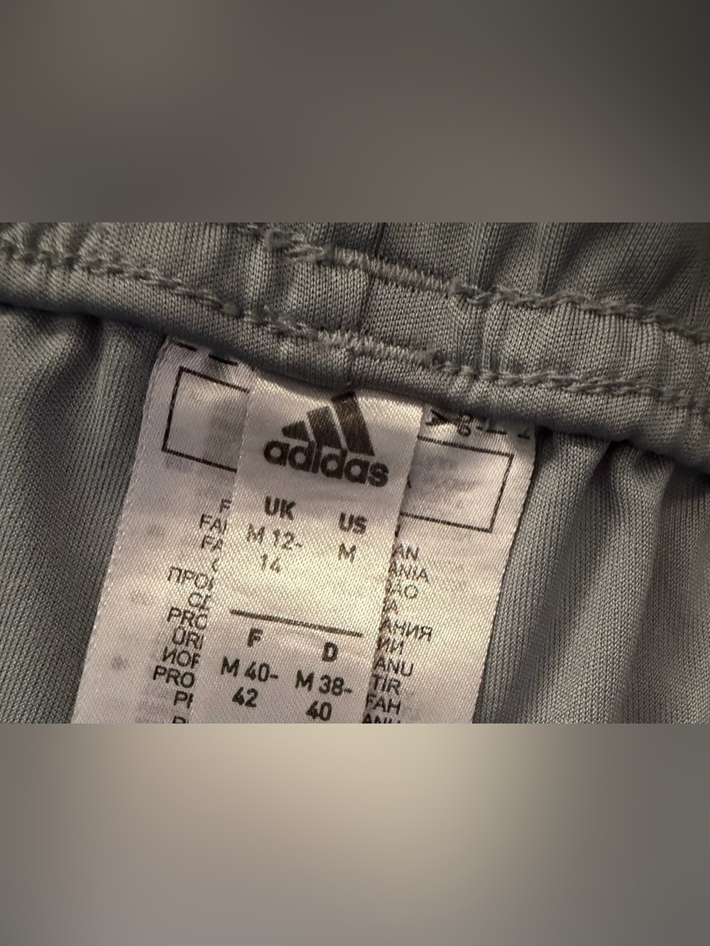 Adidas Womens Gray Aeroready Athletic Soccer shorts - medium - Picture 6 of 6